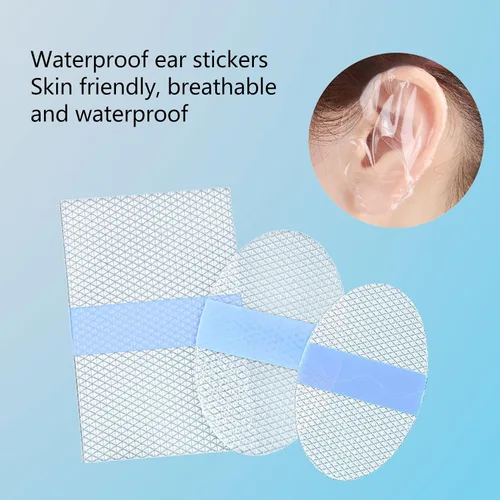 Miniatura 3 de 25 calcomanías de natación para baby shower, seguras y fáciles de quitar, protector de oídos suave para natación, ducha, surf, esnórquel y otros