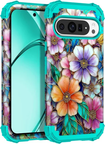 Miniatura 12 de Rancase Funda para Google Pixel 10 Pro XL 2025, brilla en la oscuridad de tres capas [protección de grado militar] resistente a prueba de golpes