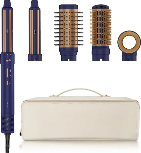 Miniatura 11 de 5 en 1 Multi Hot Air Styler Wrap, 110,000 RPM cepillo secador de pelo de alta velocidad con rizadores de envoltura automática y cepillo secador