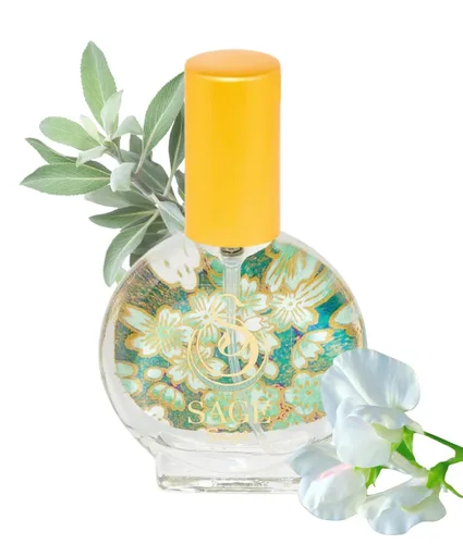 Miniatura 3 de Sage Diamond, perfume en aerosol, minilirio, almizcle blanco, ámbar blanco, aceites esenciales de sándalo, mini perfumes para mujeres, fragancias