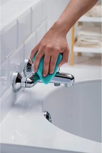 Miniatura 14 de Scotch-Brite Swift Scrub - Estropajos Limpiadores de Baño, Removedor de Espuma de Jabón para Limpiar el Baño, Almohadillas Estropajos de Baño