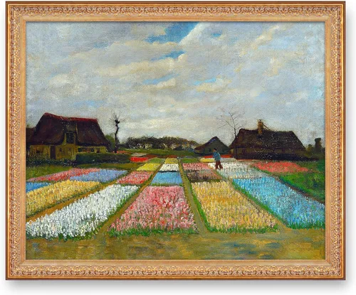 Miniatura 240 de A&T ARTWORK Noche estrellada sobre el Ródano de Vincent Van Gogh. Tamaño del marco: 36 x 30 pulgadas, tamaño de la imagen: 30 x 24 pulgadas