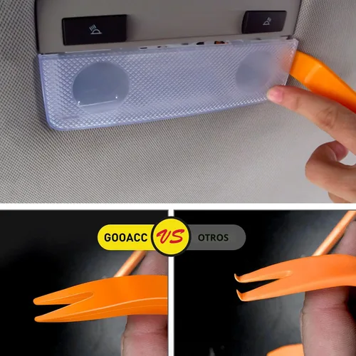 Miniatura 6 de GOOACC 380 piezas de plástico automotriz para automóvil, metal, remaches de nailon con removedor de sujetadores, panel de clip, surtido de clips
