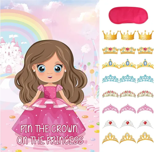 Miniatura 23 de Juego de fiesta de Hooqict Pin The Hat On The Cat para gatos, juegos de fiesta de cumpleaños de gato para niños, suministros de fiesta de cumpleaños