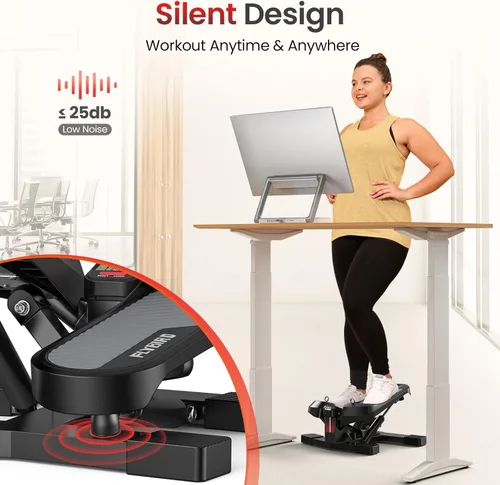 Miniatura 4 de FLYBIRD Home Gym Stair Stepper – Compact Cardio & Lower‑Body Workout Machine, Supports Up to 350 LBS, Targets Legs, Hips & Glutes, Ideal Fitness