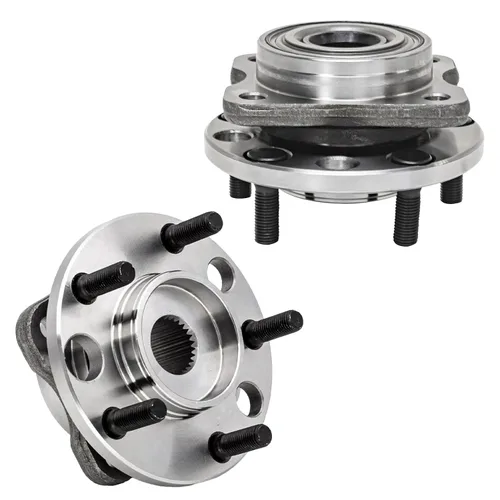 Miniatura 76 de Detroit Axle - 2.2L Bujes de rodamiento de rueda delanteros de 2 piezas para Honda Accord 90-97, 97 Acura CL, 2 rodamientos de ruedas y conjunto
