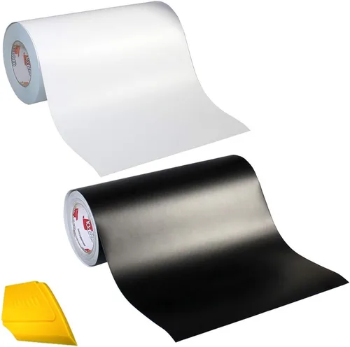 Miniatura 4 de ORACAL 651 Paquete combinado de 2 colores de vinilo adhesivo para manualidades, rollo de 12 pulgadas x 3 pies, incluye espátula de detalles amarillo