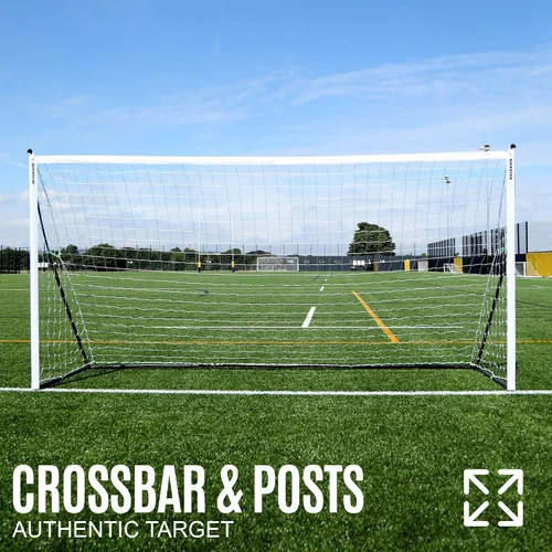 Miniatura 9 de Portería de fútbol portátil QUICKPLAY Kickster Elite Base pesada integrada para entrenamiento en césped artificial, suelos duros o césped natural