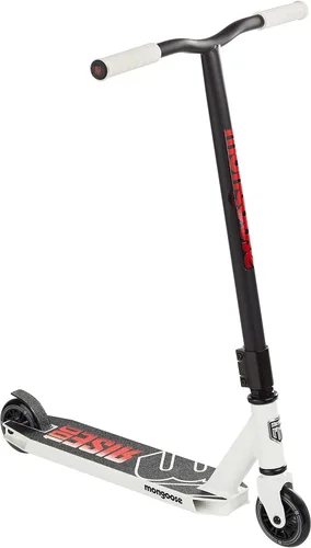Mongoose Rise - Patín scooter de estilo libre para trucos y acrobacias, para niños, jóvenes, adultos, hombres y mujeres a partir de 8 años, cubierta
