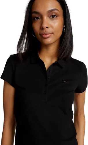 Miniatura 3 de Tommy Hilfiger Polo de piqué de manga corta para mujer