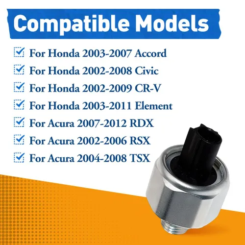 Miniatura 3 de 30530PNA003 Sensor de detonación de encendido para Honda Accord CRV CR-V Civic Element y Acura RDX RSX TSX, reemplazo 30530-PNA-003 30530PPLA01 2002
