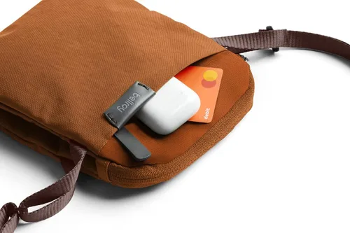 Miniatura 5 de Bellroy City Pouch (bolsa cruzada, lector electrónico o tableta pequeña, cartera, gafas de sol, teléfono), Bronce, Tamaño único