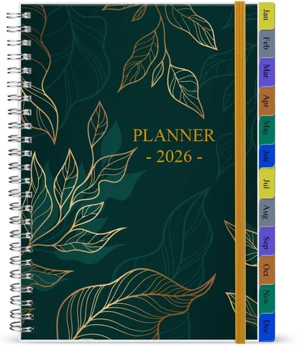 Miniatura 18 de Planificador/Calendario de Bolsillo 2026 - Cuaderno y Diario Organizador Semanal y Mensual A6 para Seguir Objetivos, Fácil de Organizar tu Vida Azul