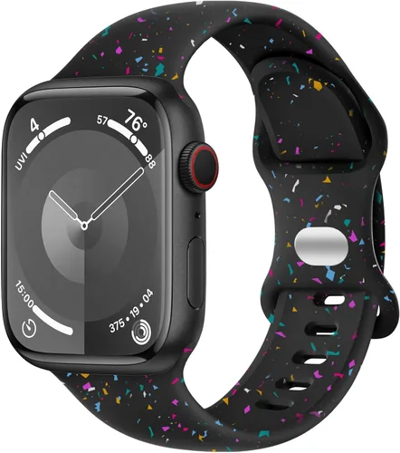 Miniatura 10 de Correa deportiva compatible con Apple Watch SE, correas de repuesto para Apple Watch SE de 1.49, 1.57, 1.61, 1.65, 1.73 y 1.77 pulgadas, correas