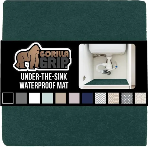 Miniatura 11 de GORILLA GRIP - Tapete original de alta calidad para colocar debajo del fregadero, no adhesivo, absorbente, duradero, resistente al agua