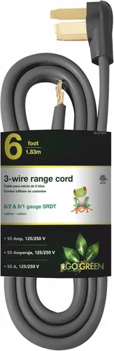 Miniatura 11 de Go Green Power GG-27004 cable de alimentación para estufa de 4 pies, 3 cables, 30 amperios