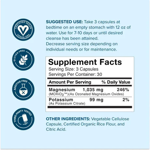Miniatura 6 de nbpure MagO7 - Limpieza y desintoxicación natural del colon Alivio ocasional del estreñimiento, ablandamiento de las heces y apoyo contra