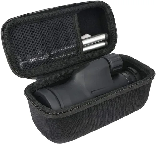 khanka Funda de viaje rígida de repuesto para Gosky 12x55 de alta definición Monocular/Wingspan Optics Explorer High Powered 12X50 Monocular, solo