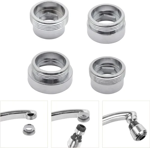 Miniatura 6 de Adaptador de grifo, 2 unidades, conector de aireador, conector de grifo de cocina de metal sólido para purificador de agua