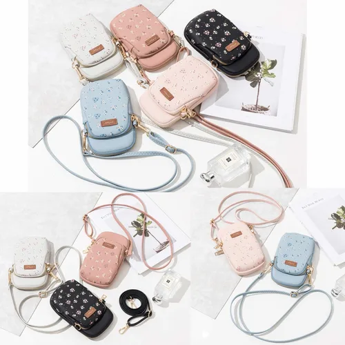 Miniatura 7 de Techcircle Small Crossbody Purse for Girls, PU Leather Cell Phone Wallet Shoulder Bag with Removable Strap