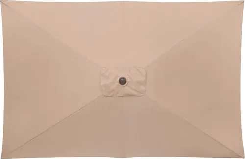 Miniatura 8 de BrylaneHome Paraguas rectangular de gran tamaño (Poppy Stripe)