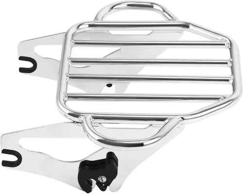 Miniatura 2 de TCT-MOTORPARTS 2 Up Tour Pack Rack de equipaje de montaje para Harley Touring Road King Street Glide 2009-2025 CVO Limited FLHTKSE Cromado