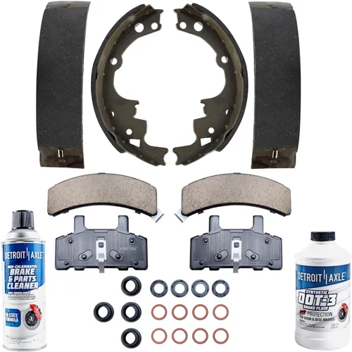 Miniatura 55 de Detroit Axle - Pastillas de Freno Delantero para Mercedes- Benz C230 C250 C300 SLK250, Pastillas de Freno Cerámica w/Reemplazo de Hardware