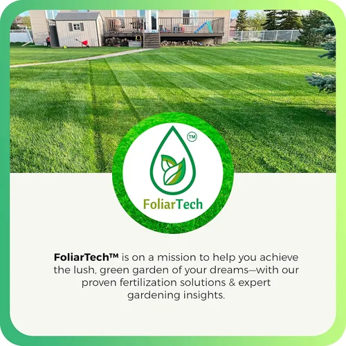 Miniatura 9 de FoliarTech - Fertilizante orgánico de ácido húmico para césped, mezcla mineral húmica fúlvica para árboles, arbustos, ornamentales, verduras