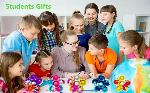 Miniatura 6 de Paquete de 100 mini juguetes sensoriales de flores, para autismo, necesidades especiales, regalo de fiesta sensorial para familia, adultos y niños