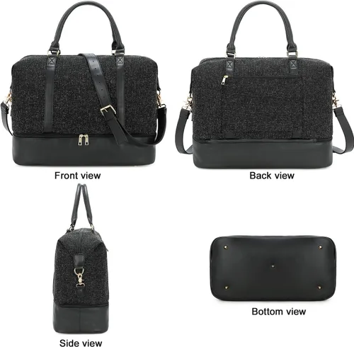 Miniatura 6 de CAMTOP Bolso de viaje para mujer con funda de equipaje y compartimento para zapatos