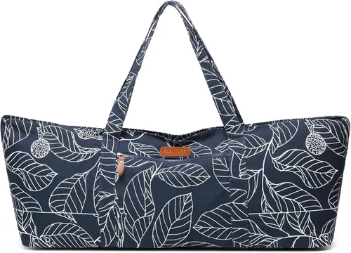 Bolsa grande para esterilla de yoga para mujeres y hombres, bolsa de gimnasio para viajes, pilates, oficina, playa, entrenamiento, con correa de