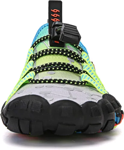 Miniatura 8 de UBFEN Zapatos de agua para niños y niñas, calcetines acuáticos descalzos, playa, deportes, natación, piscina, secado rápido, ligeros, niños pequeños