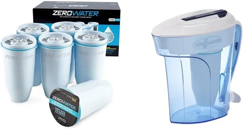 Miniatura 10 de ZeroWater Filtro de repuesto oficial, repuesto de filtro TDS 0 de 5 etapas y dispensador de filtro de agua de 52 tazas de lectura de 5 etapas