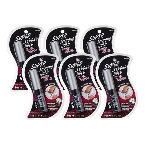 Miniatura 11 de Kiss Me Envy Super Strong Hold Eyelash Adhesive látex [transparente] kpeg06