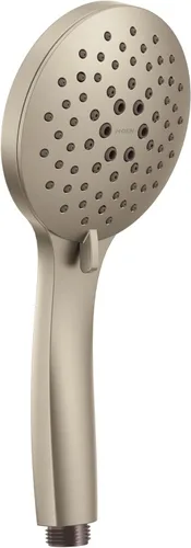 Moen Ducha de mano de repuesto de níquel cepillado 189315BN Eco-Performance, cabezal rociador de 4-3/8 pulgadas de diámetro, 1.75 GPM, rociador de 5