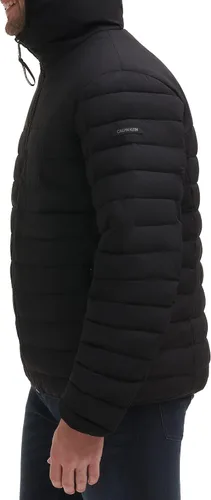 Miniatura 9 de Calvin Klein Men's Hooded Down Jacket Quilted Coat Sherpa Lined