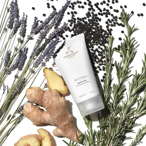 Miniatura 3 de Aromatherapy Associates Gel muscular antiestrés. Gel eficaz para calmar el cuerpo. Mezclado con aceites esenciales de romero, jengibre y pimienta