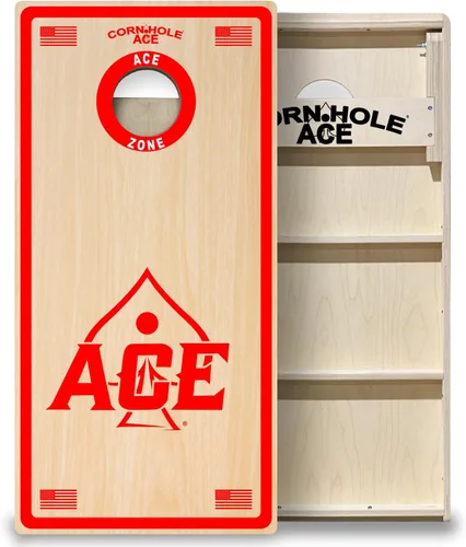 Miniatura 14 de CornholeAce ACE PRO Tablas de Cornhole profesionales, sin rebote, patas anchas triples, madera contrachapada de abedul báltico de 3/4 pulgadas, Verde