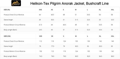 Miniatura 2 de Helikon-Tex Chaqueta Pilgrim Anorak para hombre, línea de Bushcraft duradera