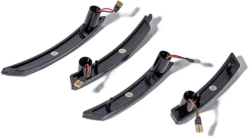 Miniatura 9 de Corp - Juego de 2 luces LED redondas y 4 piezas curvadas (2 delanteras + 2 traseras delanteras) para guardabarros laterales indicadores