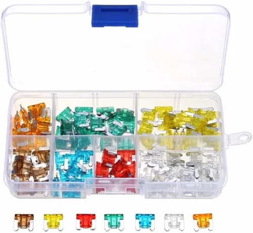 Miniatura 18 de Juego surtido de 36 fusibles de cuchilla de automóvil, fusibles de repuesto para automóviles, lanchas, camiones, SUV, automotrices