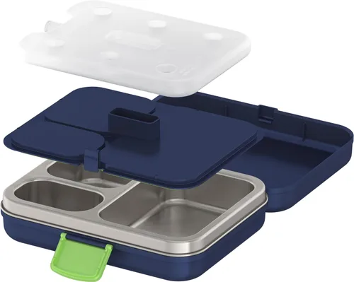 Miniatura 3 de THERMOS Kit de almuerzo para almacenamiento de alimentos Freestyle para niños, azul marino