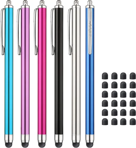 Miniatura 9 de Lápices ópticos para pantallas táctiles iPad iPhone Kindle Fire (rosa/púrpura/azul aguamarina)