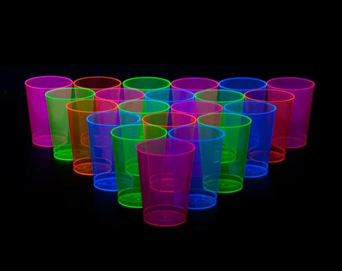 Miniatura 3 de Party Essentials - Copas de fiesta y vasos altos, de plástico duro, capacidad de 10 onzas, Variado neón