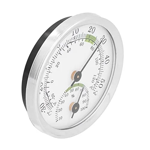 Miniatura 6 de Tipo de puntero higrómetro del termómetro del dial para el control de la humedad de la temperatura interior del invernadero del refrigerador