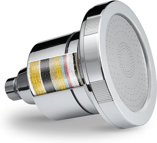 Miniatura 8 de Voolan Cabezal de ducha filtrado, filtro de ducha de lluvia de lujo de 20 etapas para agua dura para eliminar el cloro y sustancias nocivas, cabezal