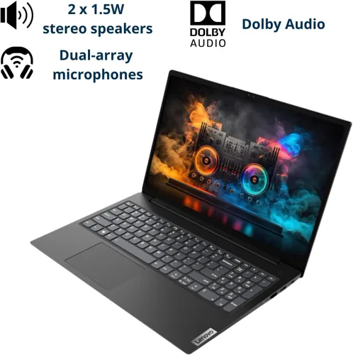 Miniatura 2 de Laptop Lenovo V15, pantalla FHD de 15.6 pulgadas, procesador AMD Ryzen 5 5500U de seis núcleos (supera al Intel i7-1065G7), 16 GB RAM, SSD de 1 TB
