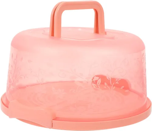 YARNOW Caja portátil para tartas, soporte para cupcakes con tapa, soporte para cupcakes, contenedores de alimentos con tapas, transportador de