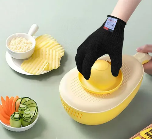 Miniatura 3 de Guantes de corte ohsuni, 2 pares de guantes resistentes a cortes de grado alimenticio, guantes resistentes a cortes para cocina, descascarar ostras
