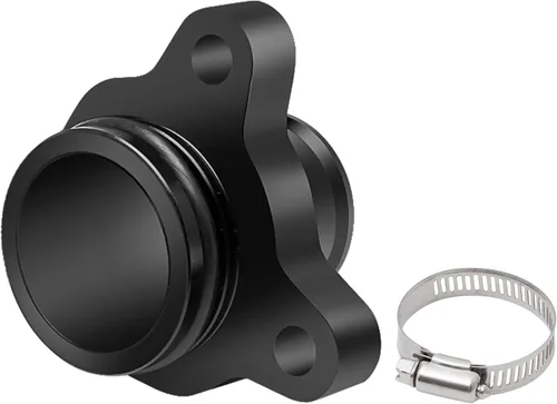 Manguera de agua de aluminio compatible con BMW N51 N52 N53 N54 335i 335xi 135i 325i 330i 3.0L, reemplaza 11537544638 11537541992 (negro)